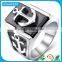 Wholesale Fashion Jewelry Anchor Silver Men Ring