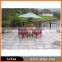 Hot-sale New style outdoor wood picnic table chairs outdoor coffee table