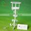 Dolls House Miniature Alice Lacy White Wire Wrought Iron Plant Stand Planter