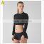 women sexy sportswear 2016 yoga shirt women polyester