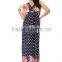 silk Bohemia summer dress code printed beach dress