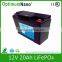 Caravan Lithium battery 12V20Ah lifepo4