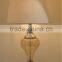 E27 CE UL amber glass table lamps with white cylinder lamp shade for kids room lighting