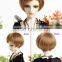 Guangzhou factory cheap best brown short bob doll hair wig 2015