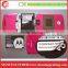 Cell Phone battery 3d aluminum labels for clamshell packaging