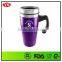 450ml coated starbucks tumbler stainless steel double wall with handle