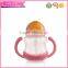 2016 popular pp plastic drinking bottle baby training sippy cup