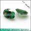 5x3mm Oval Shape green color imitation cz