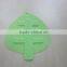 Newest fashion heat resistant leaf shape silicone trivet
