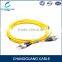 Single Mode Anti-rat Bite Duplex 9/125um Armored Fiber Optic Patch Cord