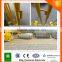 Yellow used road safety barrier, stage barrier