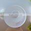 Tulip frosted beer glass with logo from cattelan glassware