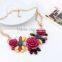 New Hot Selling Flower Choker Collar Vintage Pendant Statement Necklace Women
