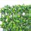 Artificial rose leaf shape artificial green wall for outdoor decoration