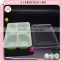 disposable plastic PET lunch box food storage container, food compartment tray