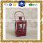 Xmas metal lantern for home decoration