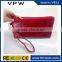 Portable multi color charging PU leather purse pocket Power bank for phone