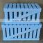 blue wooden crate,painted blue crate wood,wooden beer crates