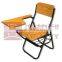 AP school chair with writing pad tablet arm folding chair with tablet