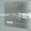 Silver cut metal sublimaton card stainless steel metal business card