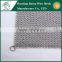 Stainless steel chainmail scrubber for pan cleaner cookware