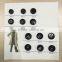 NJ16-24 real natural buffalo horn buttons