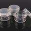 5g ClearPP cream jars with lids for skin care packaging
