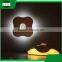 plastic decorative clover usb rechargeable sensor led study reading desk table night light lamp