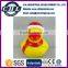 Yellow weighted rubber bath duck