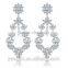Wholesale Stock Small Order Fashion Women Garland Zircon Earrings