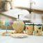 Summer beach style resin sea shell bathroom set accessories