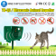 Outdoor solar PIR sensor flash light ultrasonic cat dog controller animal repeller