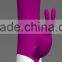 Rabbit shape silicone vibrating rod