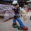 Customized made FRP strong man cartoon character
