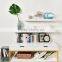 Colorful living room decorative fashion design wooden floating wall shelf