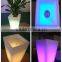 2017 New Design Color Changing Light Up LED Garden Clay Flowerpot / Planter Pot