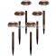 NEW Remington Bronze Solar Power LED Path Way Stake Lights