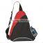 Fashion design custom single shoulder sling backpack with zipper pockets