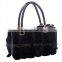 CX-H-57B New Fashion Women Hand Bags Printed Mink Fur Satchel