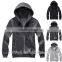 High quality plain sweatshirts,custom hooded zip up sweatshirts
