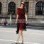 Z&M Women's 2017 New Fashion dress women Silk dress Dress dress