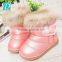 2016 Winter Warm Wool Cloth With Rabbit Hair Soft Snow Boots Kids Shoes