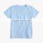 Wholesale comfortable custom design baby clothes 2017 Boys' slub pocket T-shirt new style plain children clothing