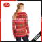 Women's Candlestick and Ornaments knitted Ugly Christmas Sweater