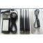 6 channels 15W high power UHF VHF GPS GSM 3G jammer blocker shield isolator GSM 3G UHF VHF,50m with IR remote control car charger