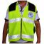 Solar Energy Product Safety Vest with Solar Panels and Fans S05A-00