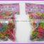 2015 Hot selling rubber band DIY colorful loom bands