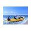 HI newest 0.65mm PVC sea inflatable banana boat, flying banana boat for adult