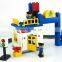 Funny bricks toys Large plastic building blocks musical train for sale