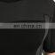 China manufacturer wholesale men black T shirt , fashion fitness t shirt professional